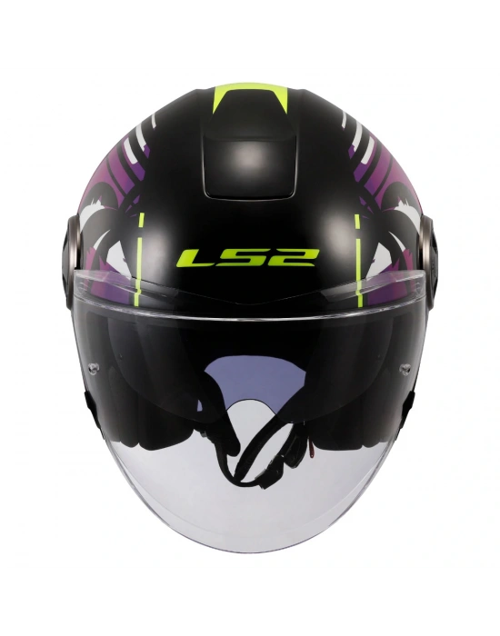 LS2 CLASSY PALM SİYAH KASK