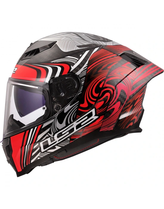 LS2 DRAGON KARBON ENTHUM  KASK