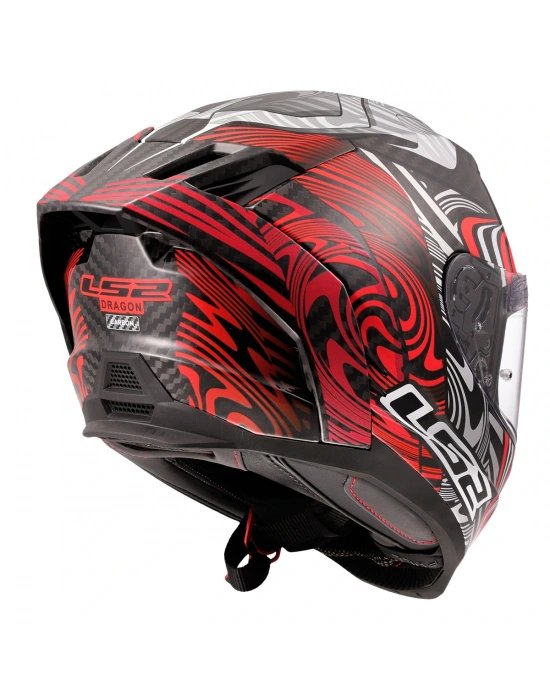 LS2 DRAGON KARBON ENTHUM  KASK