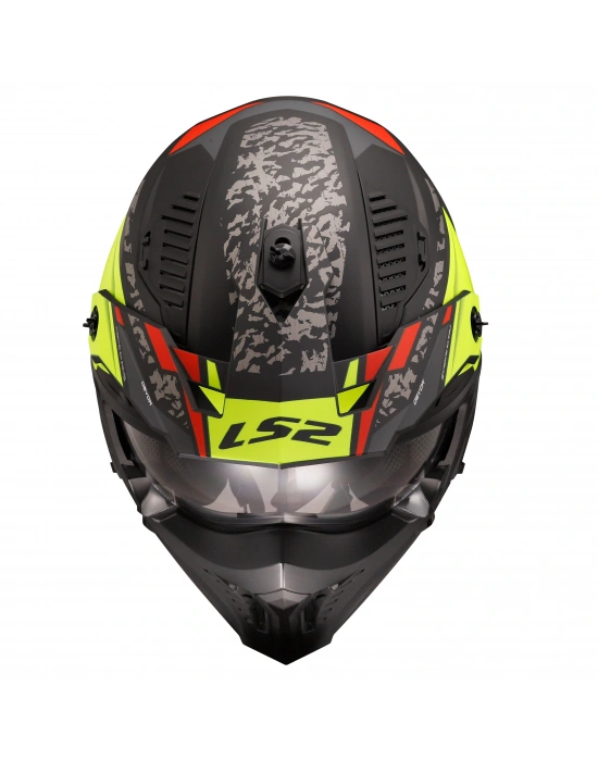 LS2 DRIFTER DEVOR MAT SİYAH-NEON SARI KASK