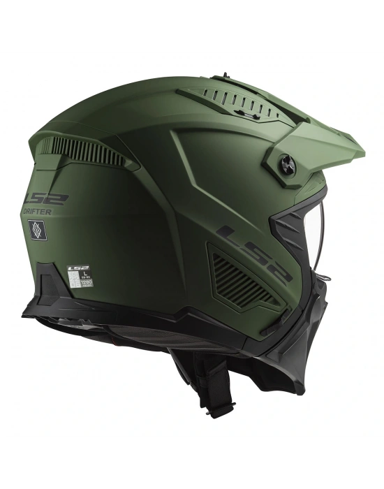 LS2 DRIFTER MAT YEŞİL KASK