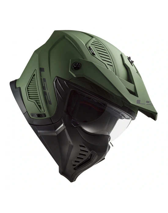 LS2 DRIFTER MAT YEŞİL KASK