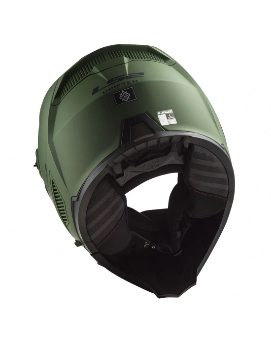 LS2 DRIFTER MAT YEŞİL KASK