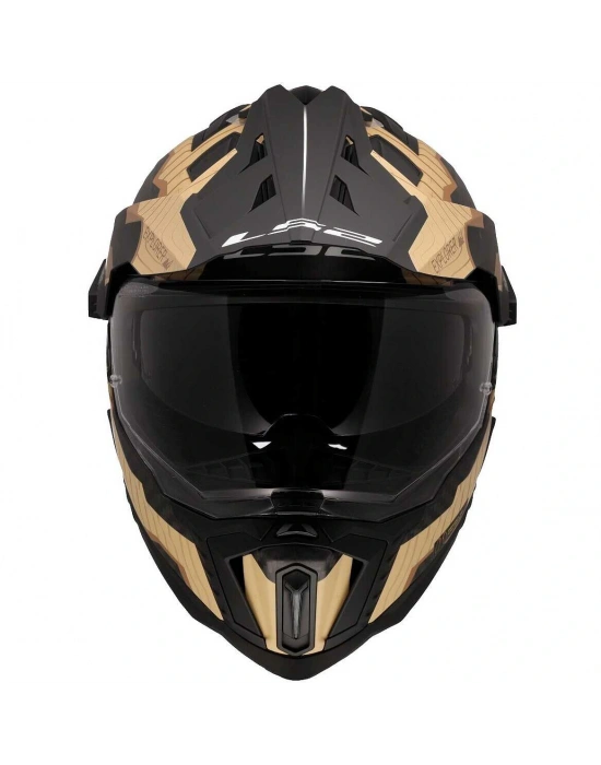 LS2 EXPLORER C KARBON TRICK MAT KAHVE- KASK