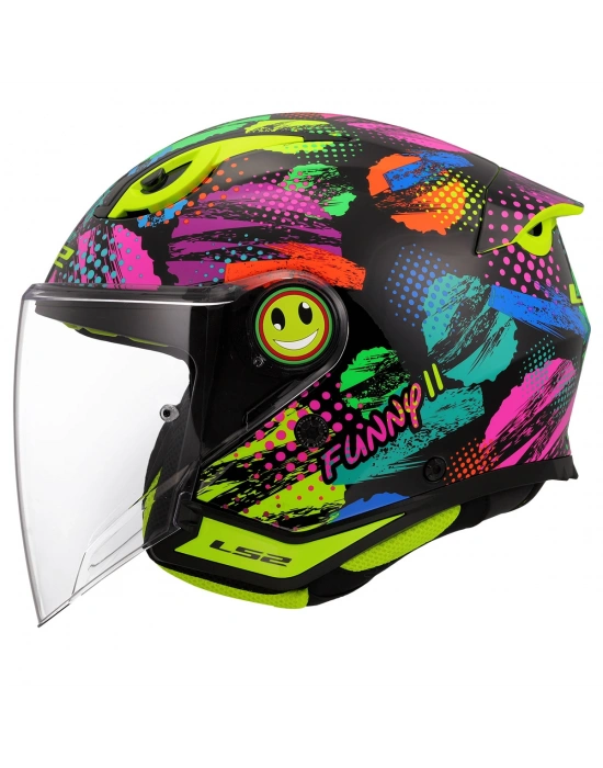 LS2 FUNNY 2 JOY SİYAH ÇOCUK KASK