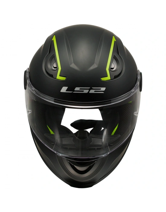 LS2 KID MAT SİYAH ÇOCUK KASK