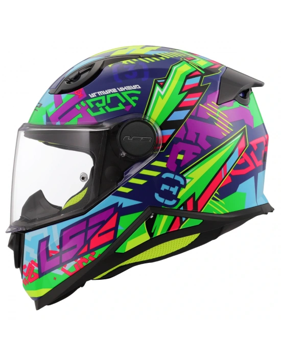 LS2 KID SVENT MAVİ-YEŞİL ÇOCUK KASK