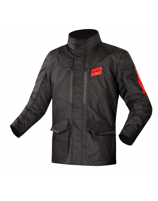 LS2 METROPOLIS EVO MONT SİYAH-KIRMIZI