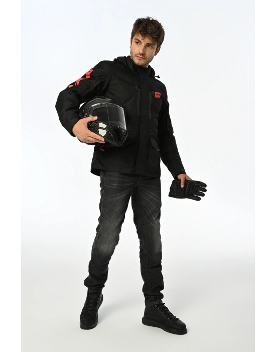 LS2 METROPOLIS EVO MONT SİYAH-KIRMIZI