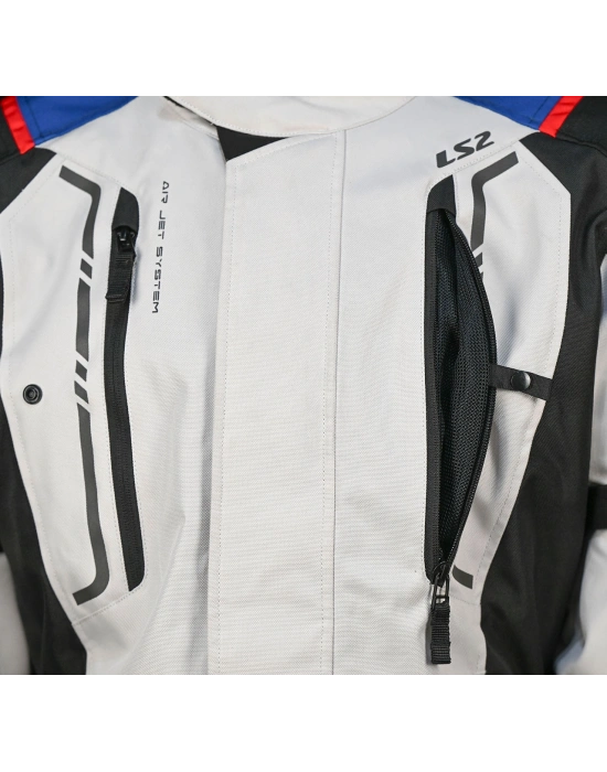 LS2 NARVIK MONT MAVİ-SİYAH-GRİ-KIRMIZI