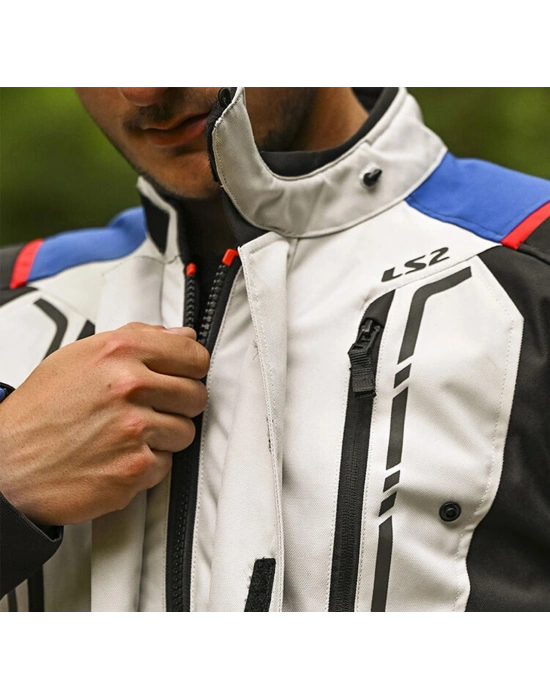 LS2 NARVIK MONT MAVİ-SİYAH-GRİ-KIRMIZI