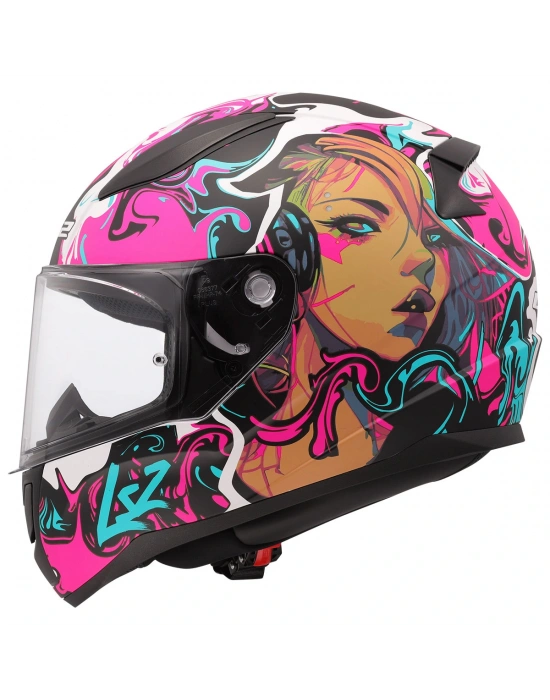 LS2 RAPID 2 CYBERG MAT  KASK