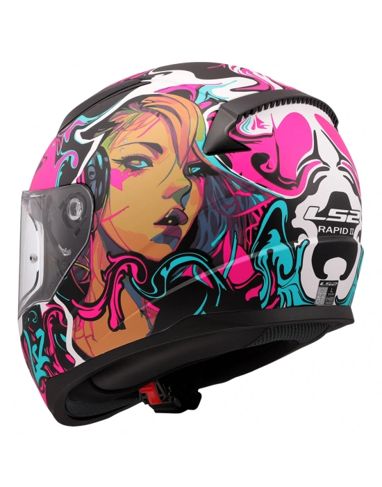 LS2 RAPID 2 CYBERG MAT  KASK