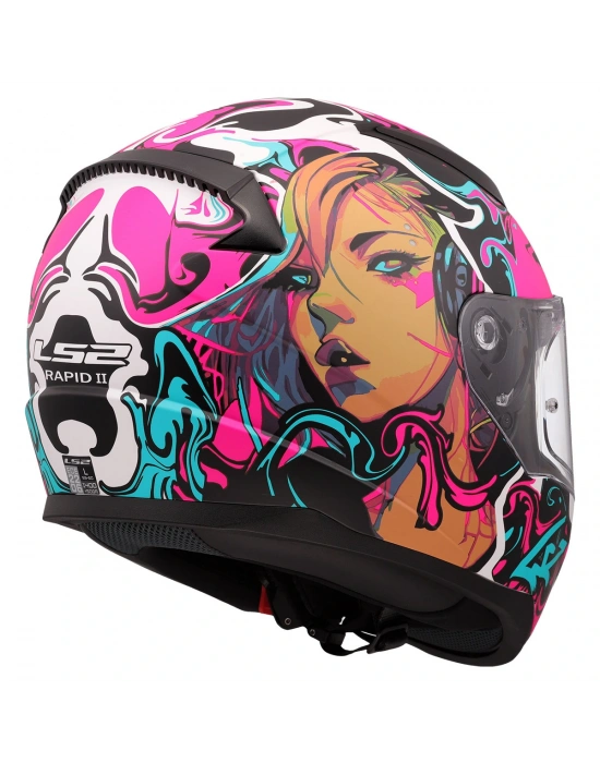 LS2 RAPID 2 CYBERG MAT  KASK