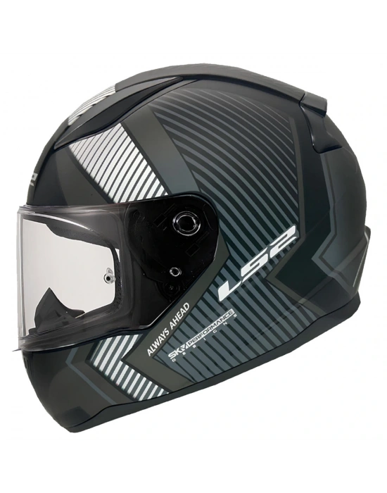 LS2 RAPID 2 EXTRA MAT SİYAH-GRİ KASK