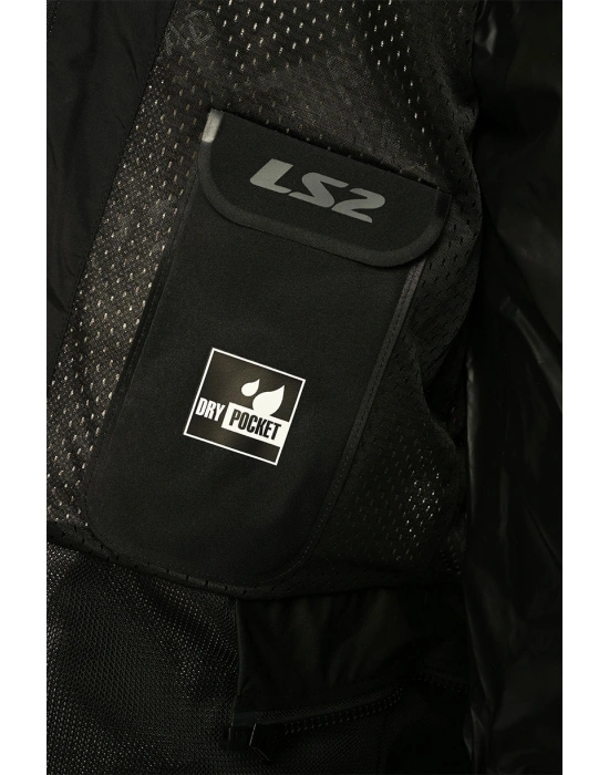 LS2 RIVA MONT SİYAH-GRİ-KIRMIZI