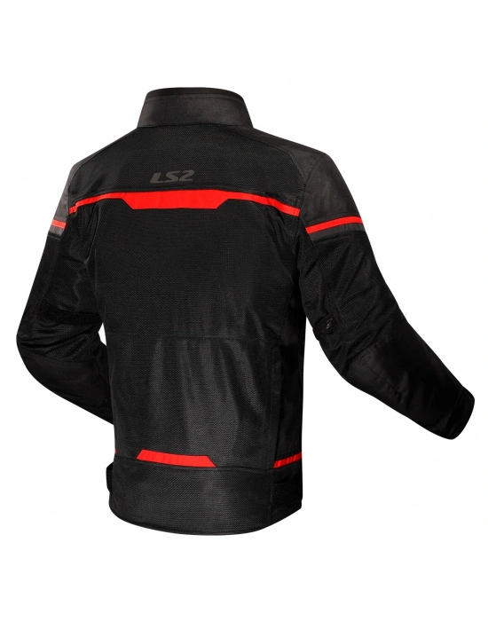 LS2 RIVA MONT SİYAH-KIRMIZI