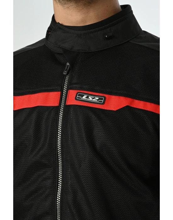 LS2 RIVA MONT SİYAH-KIRMIZI