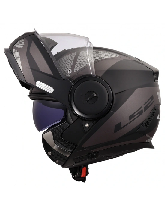 LS2 SCOPE 2 AXIS MAT SİYAH-TITANIUM KASK