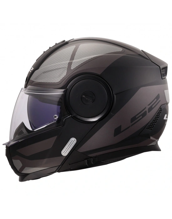 LS2 SCOPE 2 AXIS MAT SİYAH-TITANIUM KASK