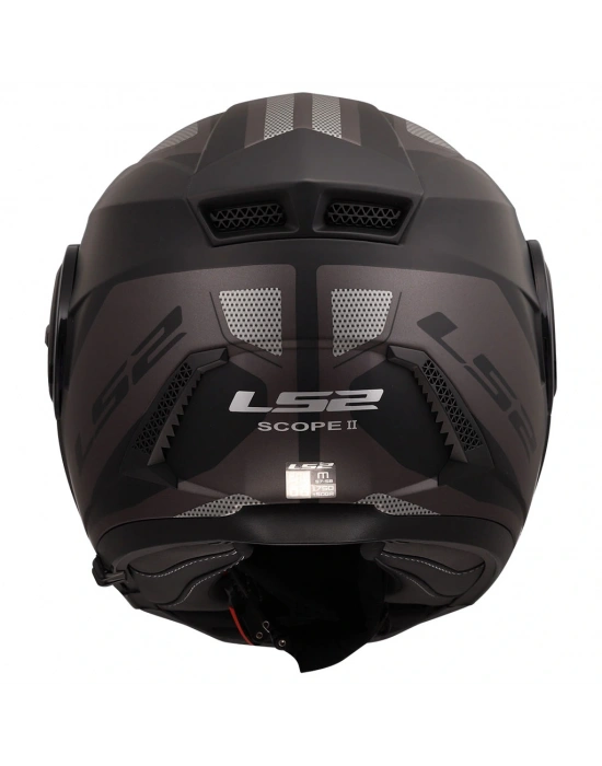 LS2 SCOPE 2 AXIS MAT SİYAH-TITANIUM KASK