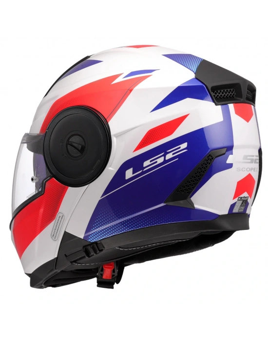 LS2 SCOPE 2 DURIA BEYAZ-MAVİ-KIRMIZI KASK
