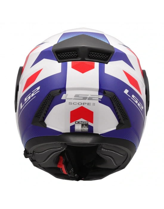 LS2 SCOPE 2 DURIA BEYAZ-MAVİ-KIRMIZI KASK