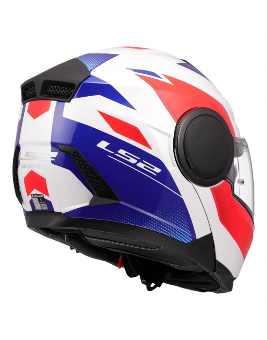 LS2 SCOPE 2 DURIA BEYAZ-MAVİ-KIRMIZI KASK