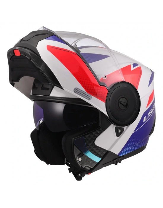 LS2 SCOPE 2 DURIA BEYAZ-MAVİ-KIRMIZI KASK