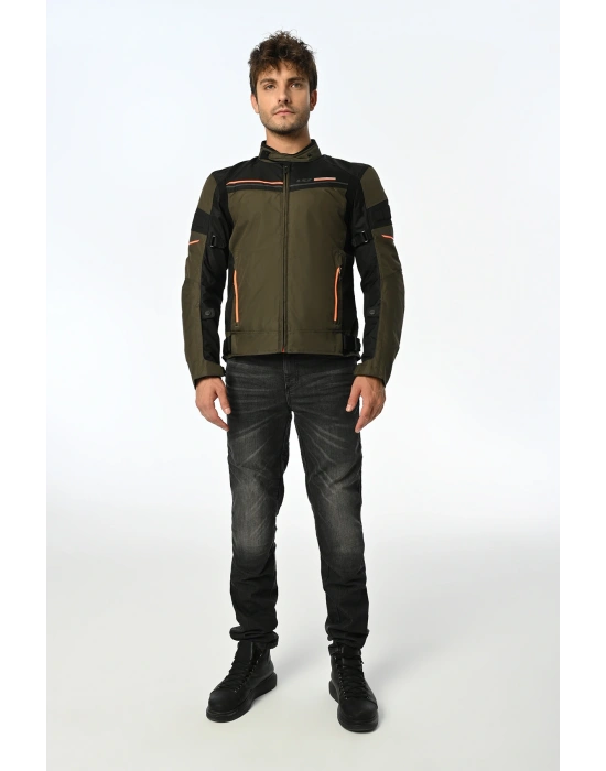 LS2 SHADOW MONT HAKİ-SİYAH-NEON TURUNCU