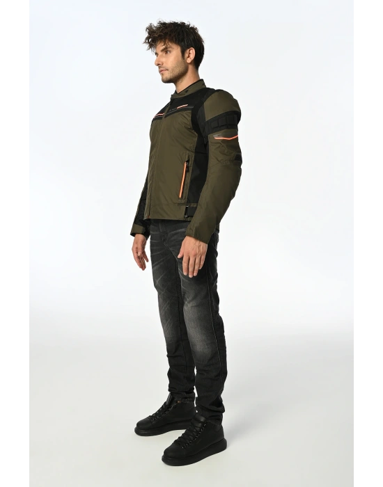 LS2 SHADOW MONT HAKİ-SİYAH-NEON TURUNCU