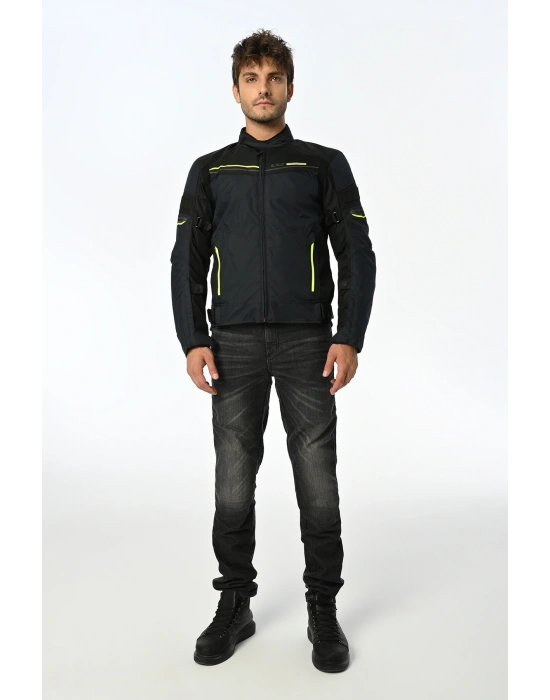 LS2 SHADOW MONT MAVİ-SİYAH-NEON SARI