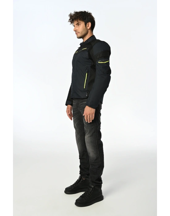 LS2 SHADOW MONT MAVİ-SİYAH-NEON SARI