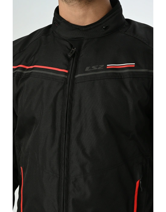 LS2 SHADOW MONT SİYAH-KIRMIZI