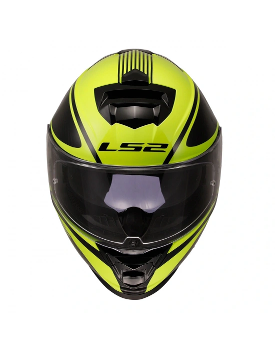 LS2 STORM 2 DODGER MAT SİYAH-NEON SARI KASK