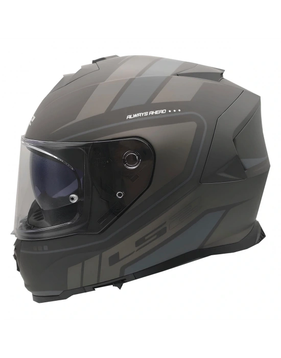 LS2 STORM 2 FIST MAT SİYAH KASK