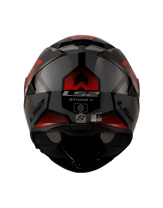 LS2 STORM 2 KRONOS -GRİ KASK