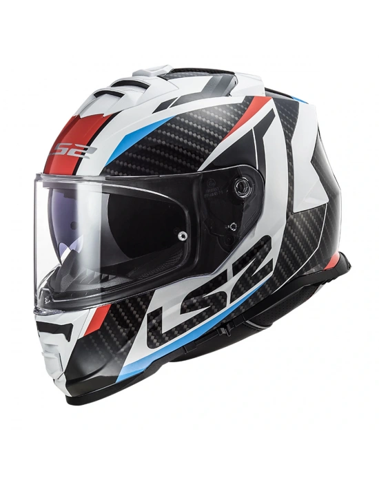 LS2 STORM 2 RACER MAVİ-KIRMIZI KASK