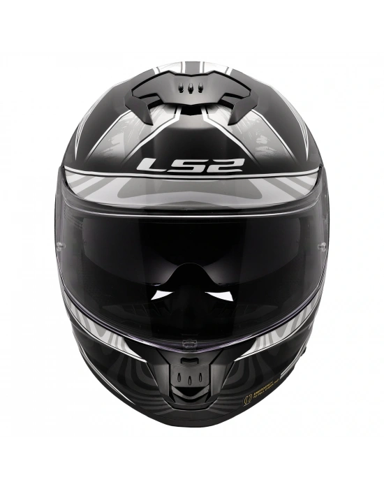 LS2 STREAM 2 GALDAM SİYAH-BEYAZ KASK