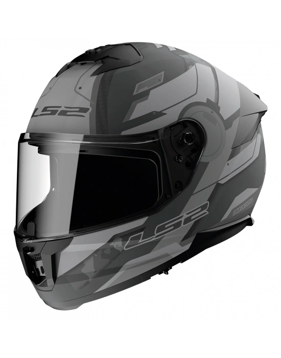 LS2 STREAM 2 SHADOW -GRİ KASK