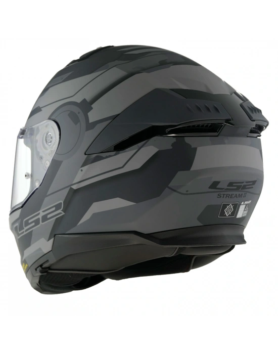 LS2 STREAM 2 SHADOW -GRİ KASK