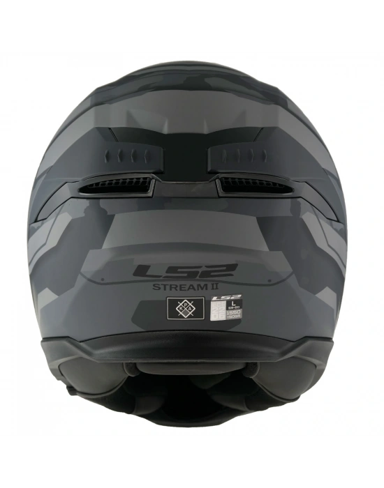 LS2 STREAM 2 SHADOW -GRİ KASK