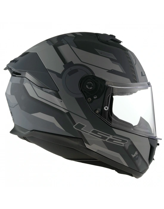 LS2 STREAM 2 SHADOW -GRİ KASK