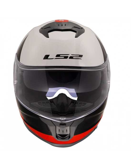 LS2 STREAM 2 THUNDERBIZ SİYAH-KIRMIZI KASK