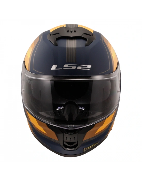 LS2 STREAM 2 VINTAGE -TURUNCU-KAHVERENGİ KASK