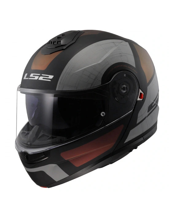 LS2 STROBE 2 ORION MAT SİYAH-MOR-MAVİ KASK