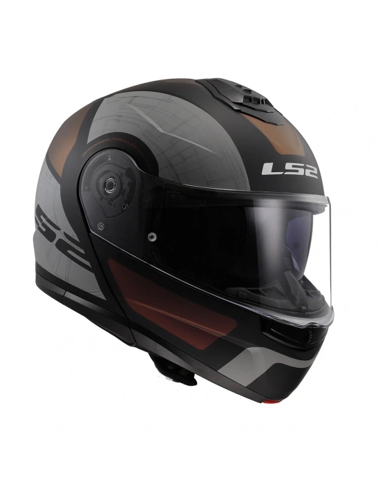 LS2 STROBE 2 ORION MAT SİYAH-MOR-MAVİ KASK