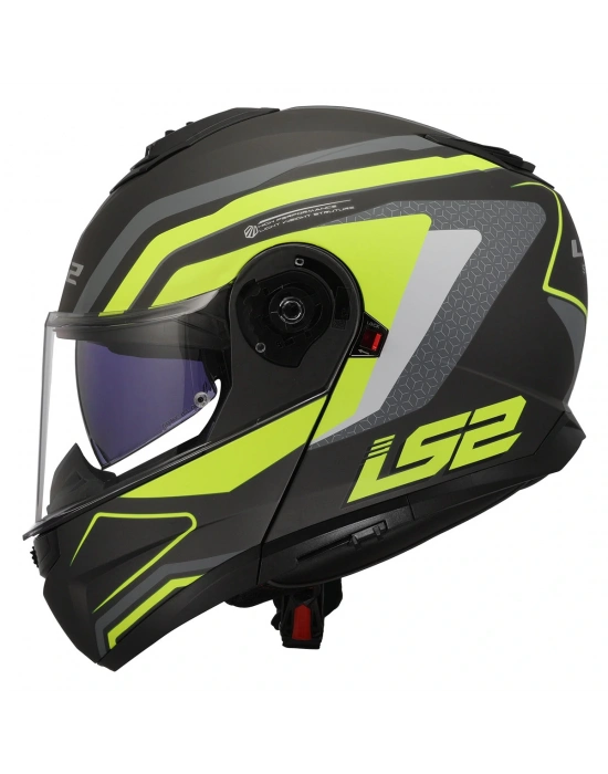 LS2 STROBE 2 PHANTOM MAT TITANIUM- KASK