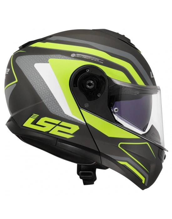 LS2 STROBE 2 PHANTOM MAT TITANIUM- KASK