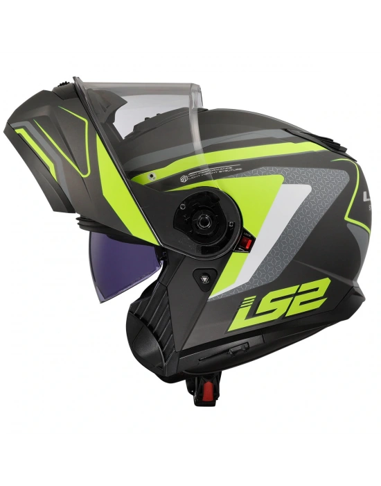 LS2 STROBE 2 PHANTOM MAT TITANIUM- KASK